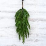 Real Touch Cedar Teardrop Christmas Holiday Swag - Image 3