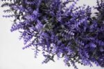 Lifelike Faux Garden Lavender Spring Summer Purple Front Door UV-Protected Outdoor Wreath - Image 2