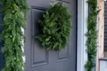 Seeding Real Touch Juniper Berry Faux Greenery Front Door Mantle Wreath 18 - Image 4