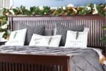 Real Touch White Magnolia Flower & Leaf All Seasons Garland Table Runner - Image 7